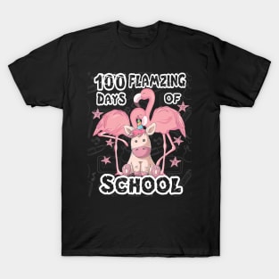 100th Day of School shirt Unicorn Magical Gift for Girls T-Shirt